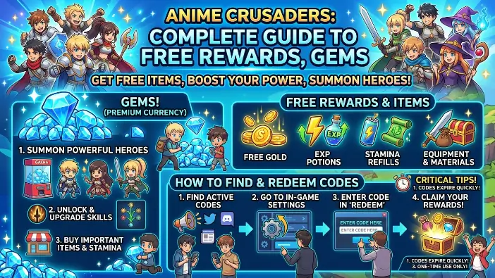 What Are Anime Crusaders Codes