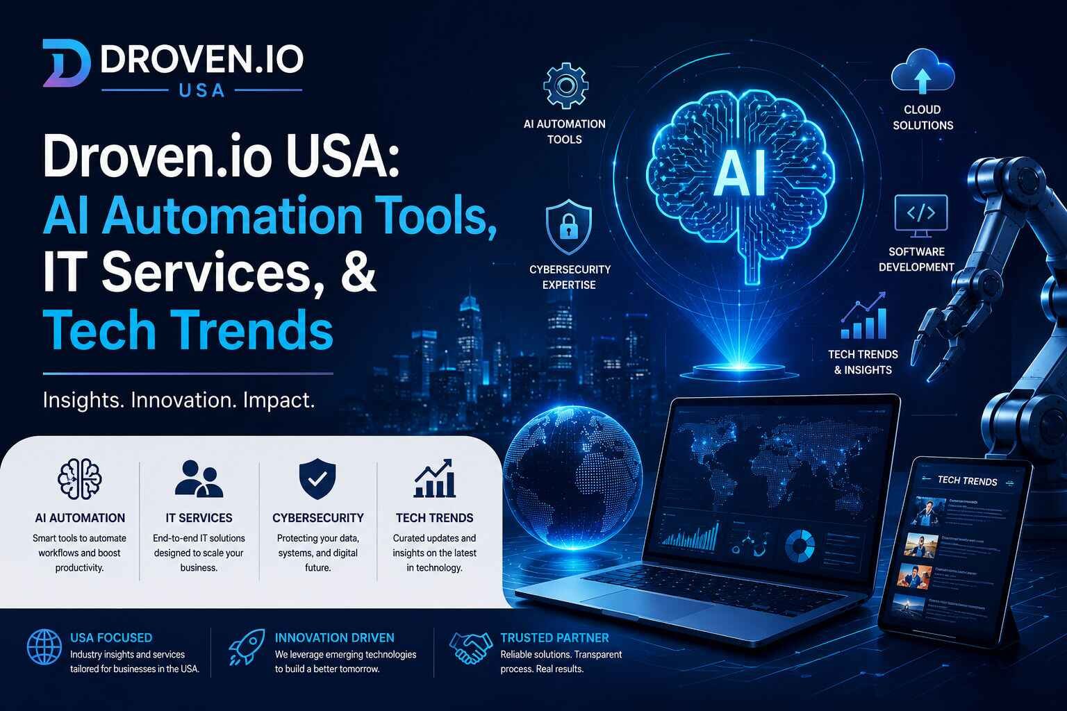 Droven.io USA: AI Automation Tools, IT Services, & Tech Trends