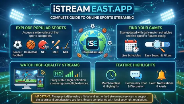 istreameast.app A Complete Guide to Online Sports Streaming