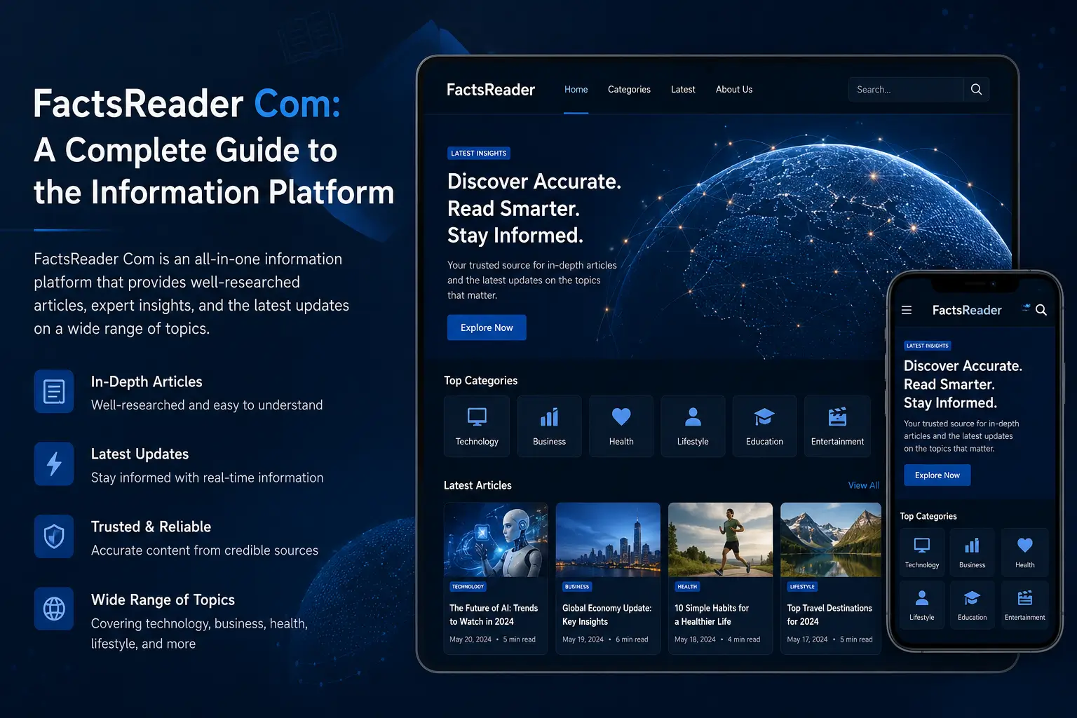 FactsReader Com A Complete Guide to the Information Platform