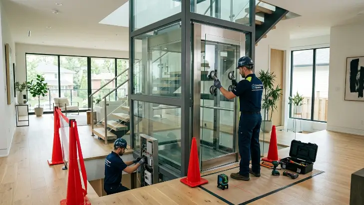 Home Elevator Installation Modern Homes in 2026