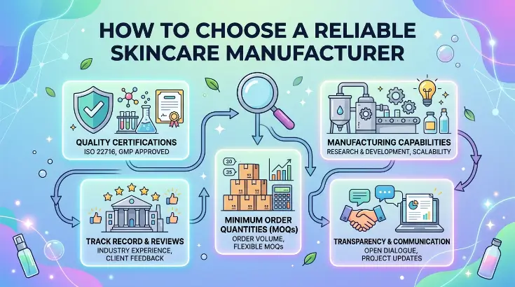 How to Choose a Reliable Skincare Manufacturer for Your Beauty Brand