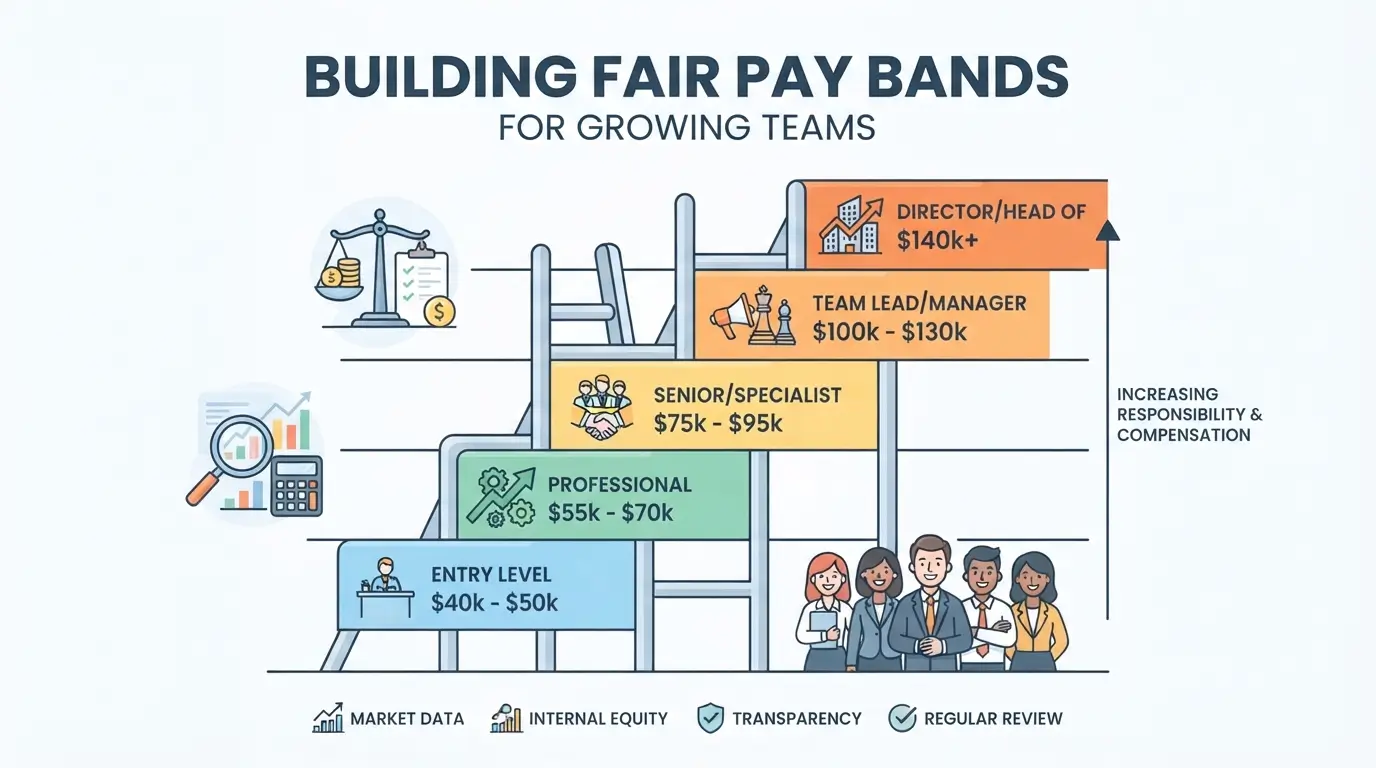 How to Build Fair Pay Bands for Growing Teams
